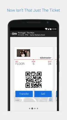 Ticketmaster android App screenshot 0